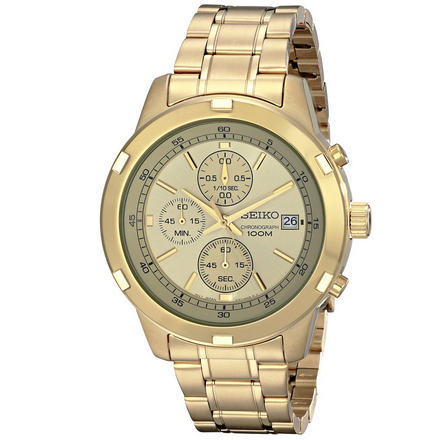 大牌低价！SEIKO 精工 SKS426 三眼计时男表