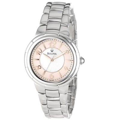 大降10刀！Bulova 宝路华96L169 珍珠母贝手镯式女表