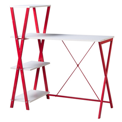 简约！好事达现代简约艾比一体式书桌