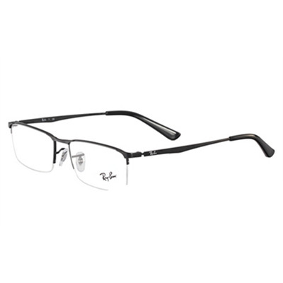 拍下立减！RayBan雷朋6281D-2503-55金属近视镜框（黑色）