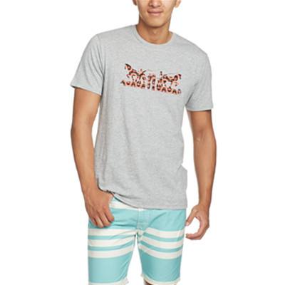 超实惠！Levi's李维斯男士Logo印花纯棉灰色短袖T恤17783