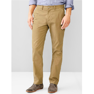 全网好价！Gap经典简约修身休闲卡其裤142398