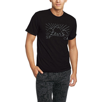 历史新低！Levi's李维斯纯棉黑色短袖T恤17783