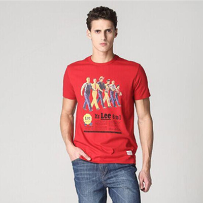 历史好价！Lee男士印花短袖T恤L14740V41Z07