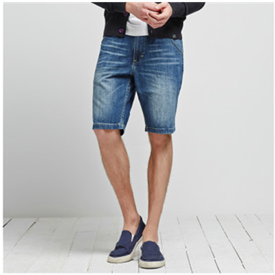 新品特价！Lee男士中腰休闲牛仔短裤L12669V29Y48