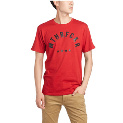 文字印花！5CM男式T恤5CXTEBM2140