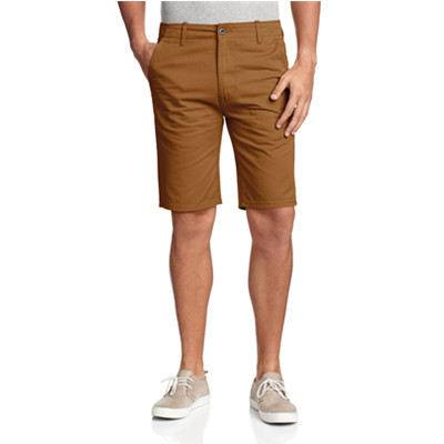 历史新低！Levi's李维斯夏季男士修身直筒棕黄休闲短裤55328