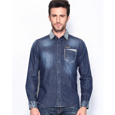 大牌好价！CHEVIGNON 男式 牛仔衬衫 8281046203