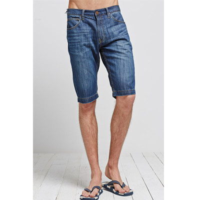 经典修身！Lee男士五分牛仔短裤L11549V25Y50