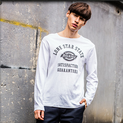 新品新低！Dickies纯棉印花长袖T恤153M30EC14