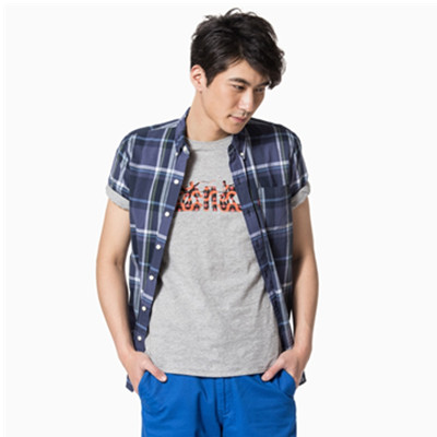 历史好价！Levi's李维斯男士纯棉短袖多色格子衬衫65826