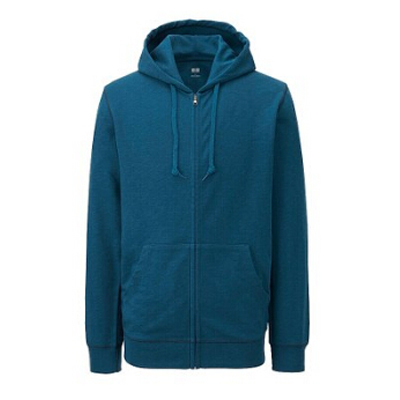 多色可选！UNIQLO优衣库男式连帽拉链运动开衫