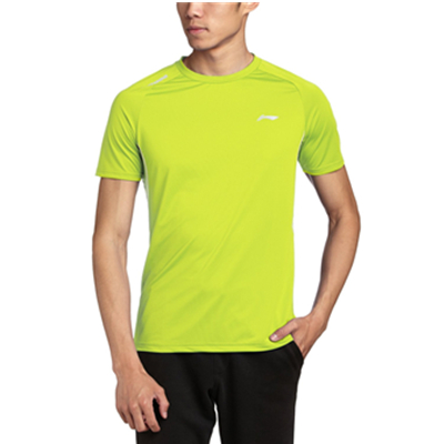 价格实惠！Li Ning 李宁 男式 短袖T恤 ATSK037-1