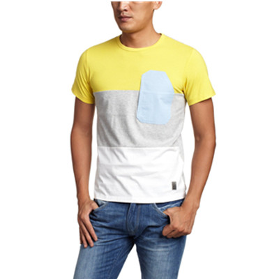 撞色拼接！Lee都市骑士系列男式短袖T恤L14108866S93