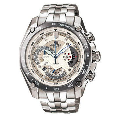 码后好价！CASIO卡西欧立体视距钢带赛车石英男表EF-550D-7A