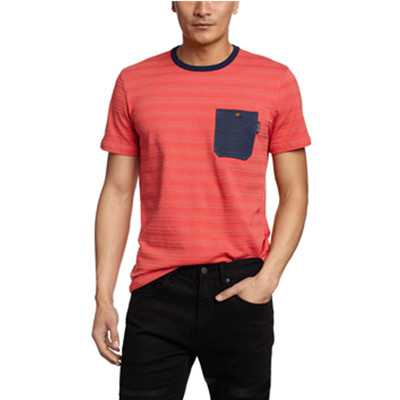 低于淘宝！Lee男式条纹织花短袖T恤L14138Q44S94