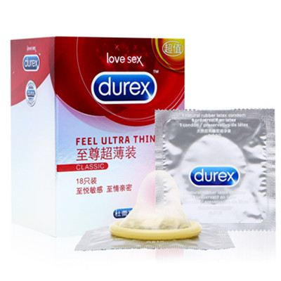 至尊系列！Durex杜蕾斯避孕套至尊超薄18只
