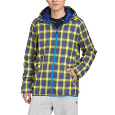 近期好价！Adidas 阿迪达斯 男式 连帽茄克 ED REV WIND J