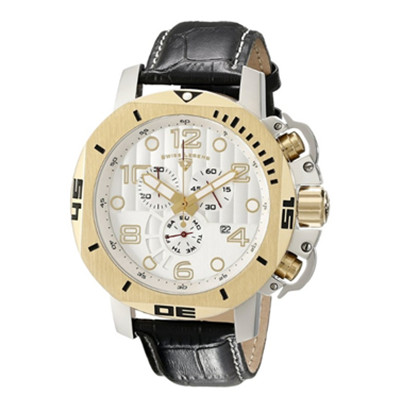 三眼计时！Swiss Legend 10538-02S-GB男士手表