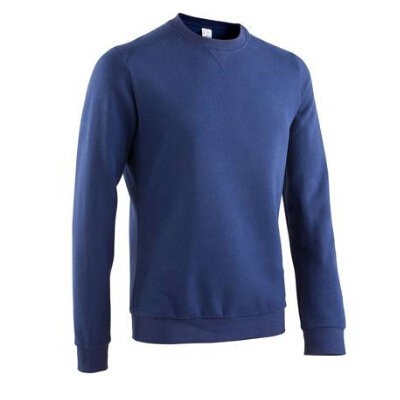 简约舒适！迪卡侬男士保暖加绒宽松休闲卫衣