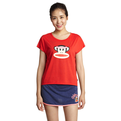 直降！paulfrank 女式 圆领短袖针织衫 PFTE142332L