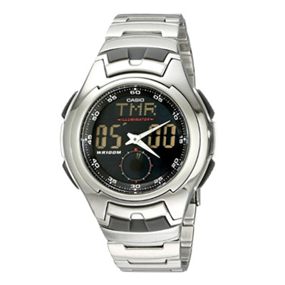 数模双显！卡西欧Casio AQ160WD-1BV 男士运动手表