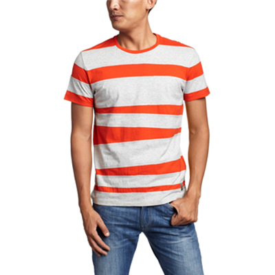 好价！Lee 男式 短袖条纹T恤 L14107866S71
