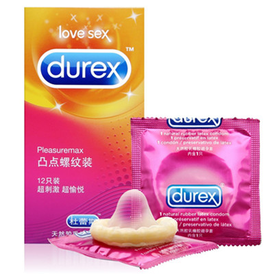 超实惠！Durex杜蕾斯避孕套安全套凸点螺纹装12只*2套