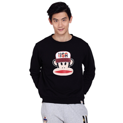 新品特惠！Paul Frank 男士 圆领套头卫衣 PF5212M