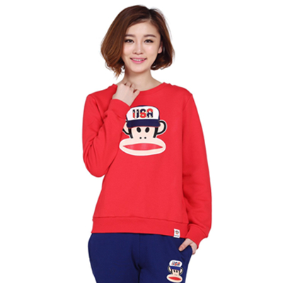 新品特惠！Paul Frank 女士 圆领套头卫衣 PF5213F
