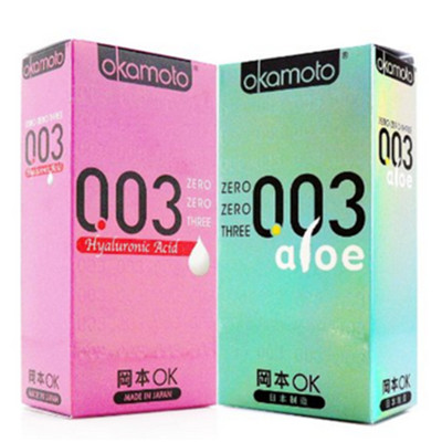 近期好价！Okamoto冈本避孕套003质明质酸10只装＋芦荟10只装
