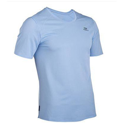 补货！迪卡侬H KALENJI男子短袖跑步T恤（15款天蓝色）