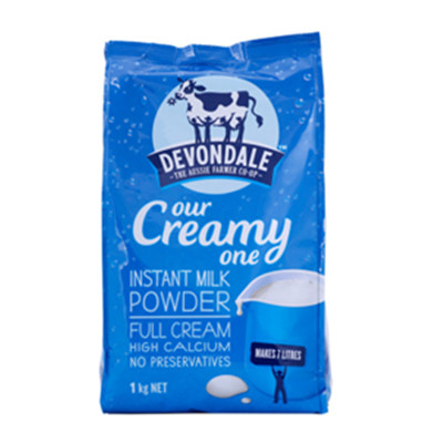 好奶好价！澳洲第一牛奶品牌德运Devondale全脂高钙奶粉1KG