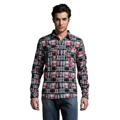 美国潮牌！IZOD男式长袖休闲衬衫11122321069