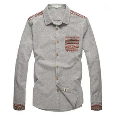 近期好价！马克华菲 男式 长袖衬衫 7153307221