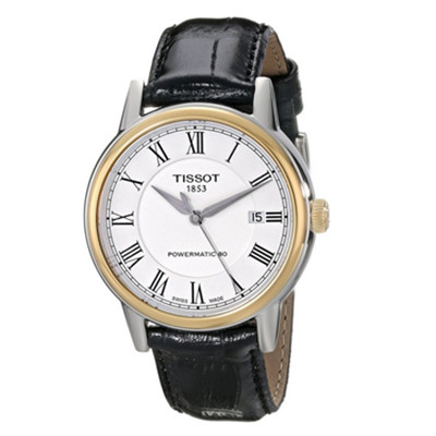 复古经典！天梭Tissot T0854072601300 男款机械手表
