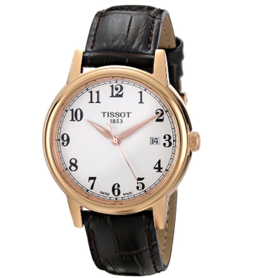 怒降60刀！Tissot 天梭 T0854103601200 男款真皮时尚手表