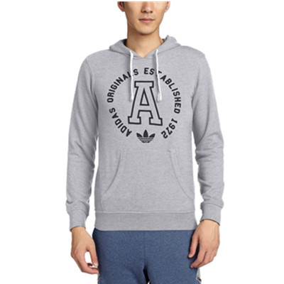 秋季单品！三叶草HIP HOP/SPC男式拉链帽衫M6988