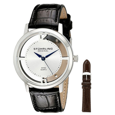 送表带！Stuhrling Original 388G2.SET.01石英男表