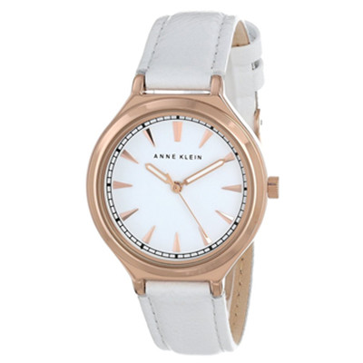 白菜！Anne Klein AK/1504RGWT 玫瑰金女士石英手表