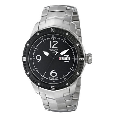 中亚4K6！天梭Tissot T0624301105700石英男表