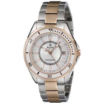 新低！Bulova 宝路华98M113 玫瑰金石英女表