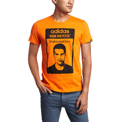 再降！阿迪达斯 VAN PERSIE 球员针织短袖T桖S21509