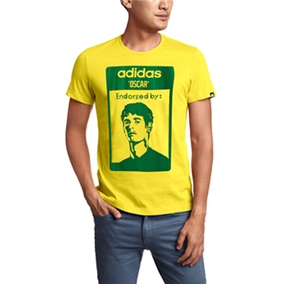 再降！阿迪达斯男式OSCAR球员针织短袖T桖S21486