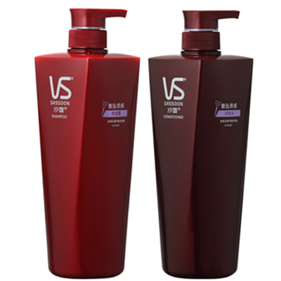 好价！沙宣垂坠质感750洗发水+750润发乳电商双瓶装