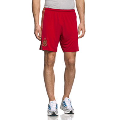 斗牛士队服！阿迪达斯2014世界杯西班牙队服短裤