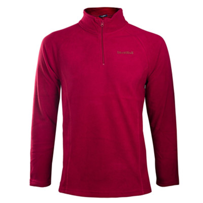 白菜价！SnowWolf雪狼男式贝宁抓绒T恤6053301