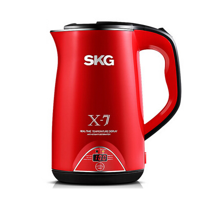 历史好价 ！SKG不锈钢电热水壶1.7L