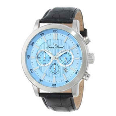 时尚大气！Lucien Piccard 12011-012 男式真皮手表