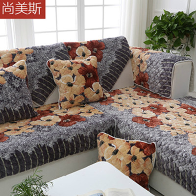 一夜回到解放前！尚美斯秋冬法兰绒沙发垫40cm*40cm